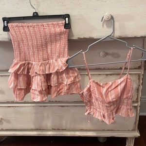 skirt (s) and top (m) set